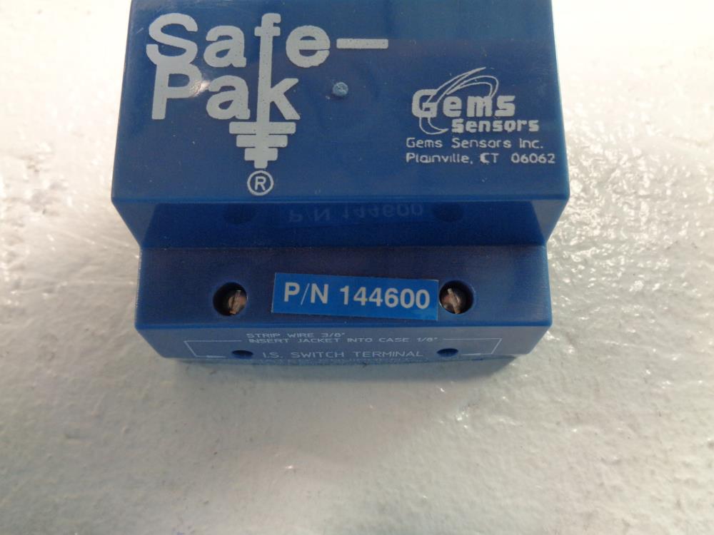 Gems Sensors Safe-Pak Low Sensitivity Electronic Relay 144600